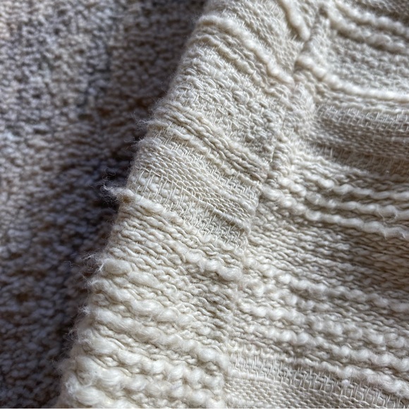 Sezane Thaia Skirt Ecru Paper Bag Style FR 38 US 6 - Picture 11 of 12